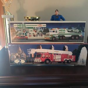 Sunoco and Hess toy trucks